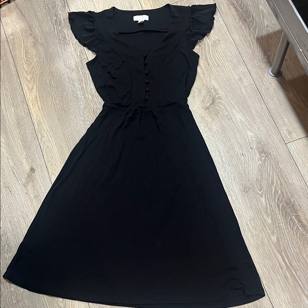 Black vintage tie back dress s ❤️BUNDLE FOR BIG SAVINGS❤️